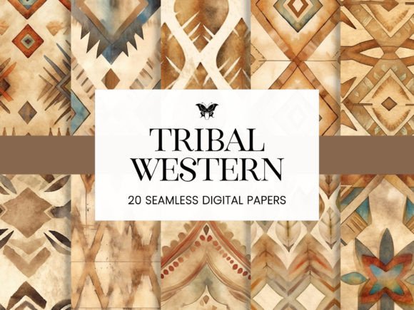 Download Tribal Western Watercolor Boho Patterns - Boho patterns Collection