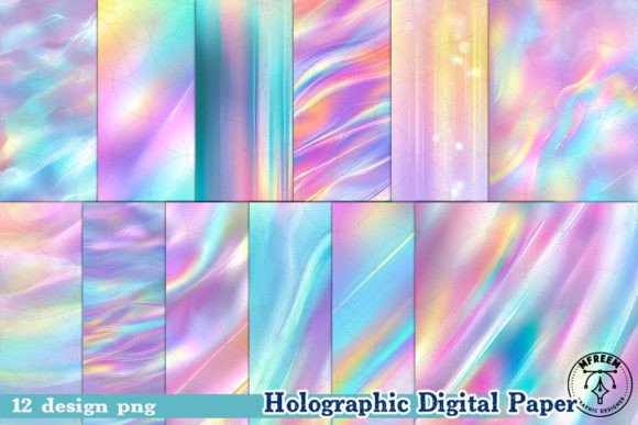Download Holographic Digital Paper Clipart PNG - Holographic digital paper Collection
