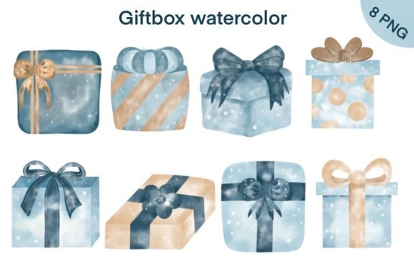 Download Giftbox Watercolor Set - Giftbox Collection