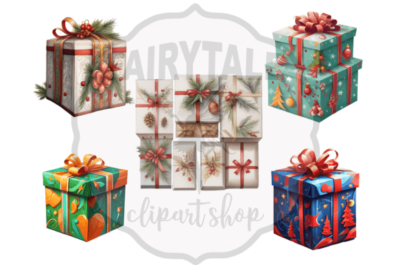 Download Christmas Giftbox Clipart, 20 PNG - Giftbox Collection