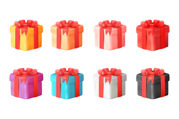 Download 3d Color Giftbox - Premium Bundle
